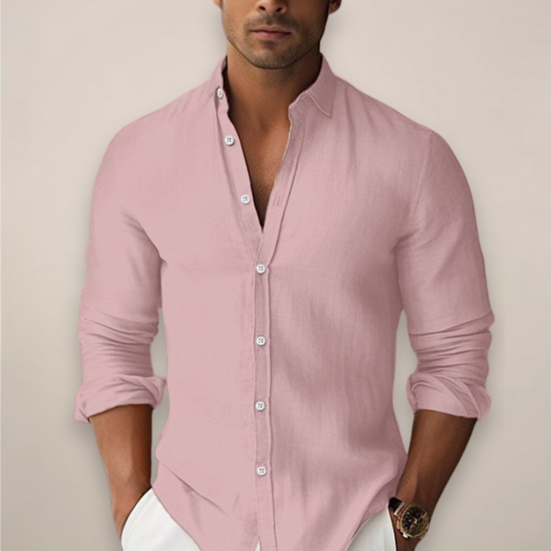 Doug | Men’s Casual Button Up Summer Shirt