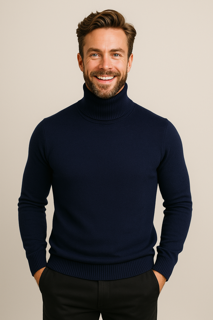 Reuben | Men Spring Turtleneck Pullover Sweater