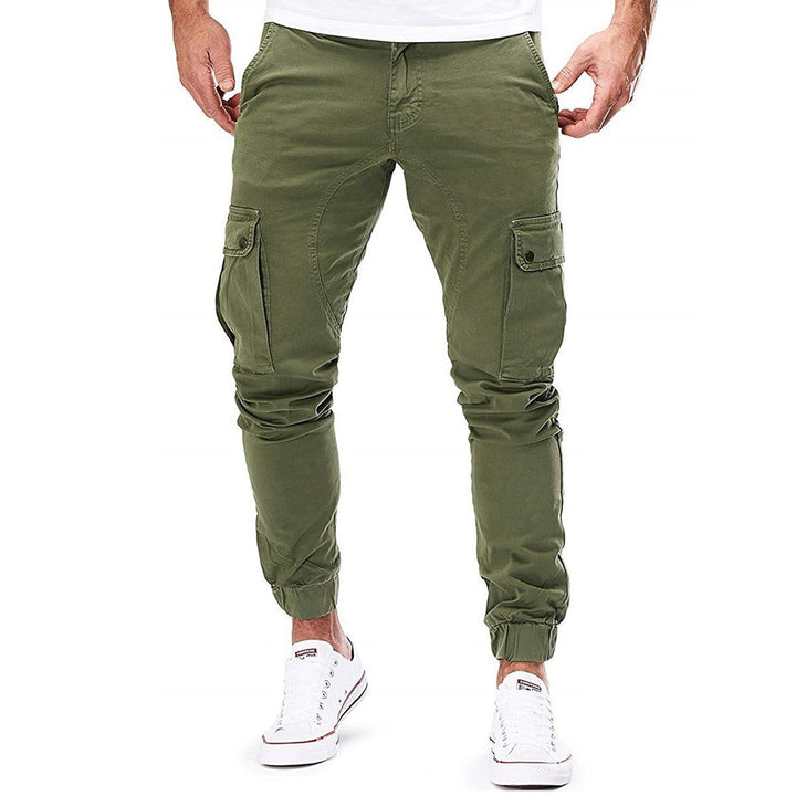 Adrian | Men’s Casual Cargo Trousers with Pockets