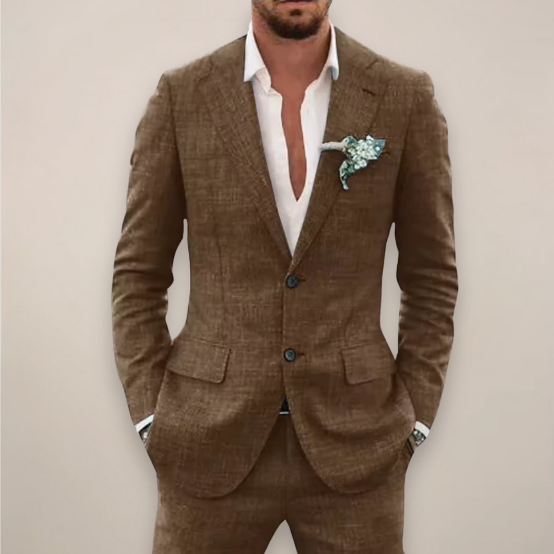 Eric | Men’s Two Piece Single Breasted Suit Set