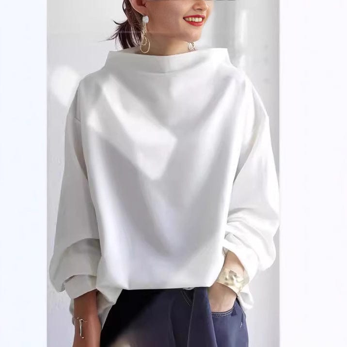 Rachel | Women High-Neck Long Sleeve Top