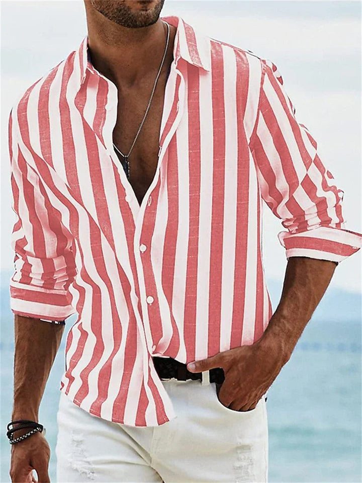 Joel | Men’s Summer Striped Relaxed Shirt