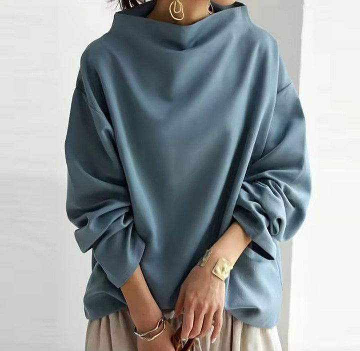 Rachel | Women High-Neck Long Sleeve Top