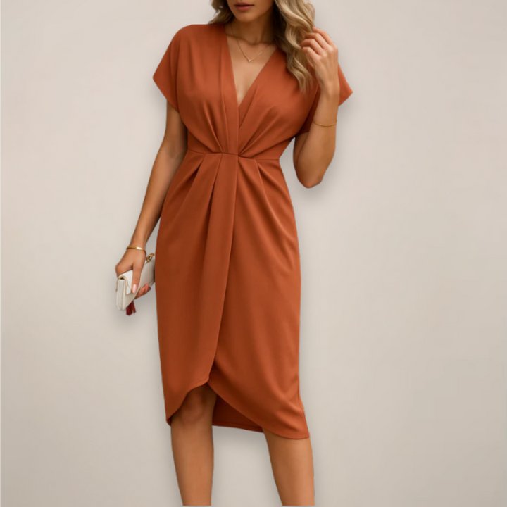 Charlotte | Women’s Midi Wrap Occasion Dress