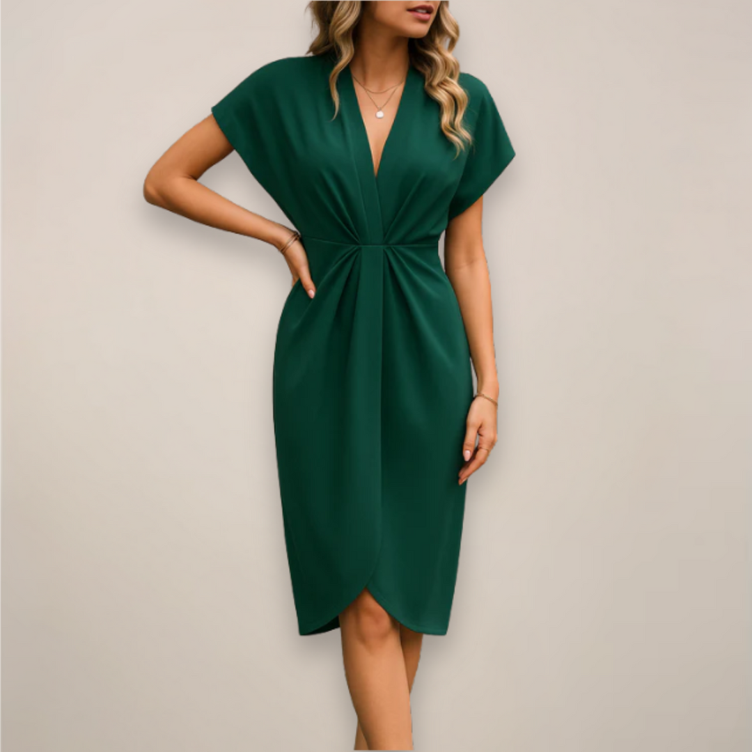 Charlotte | Women’s Midi Wrap Occasion Dress
