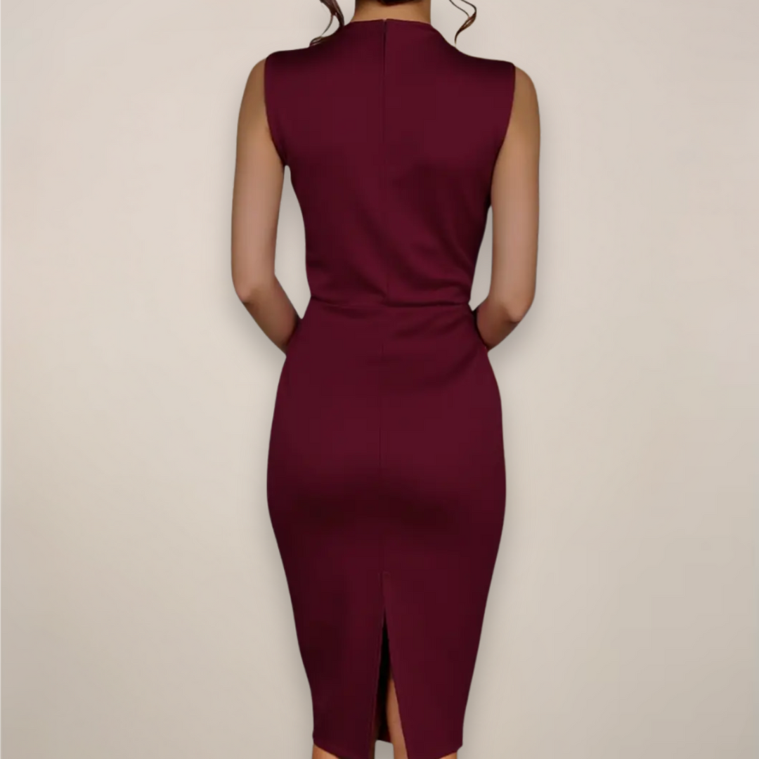 Taylor | Women’s Sleeveless Sheath Midi Dress Classic