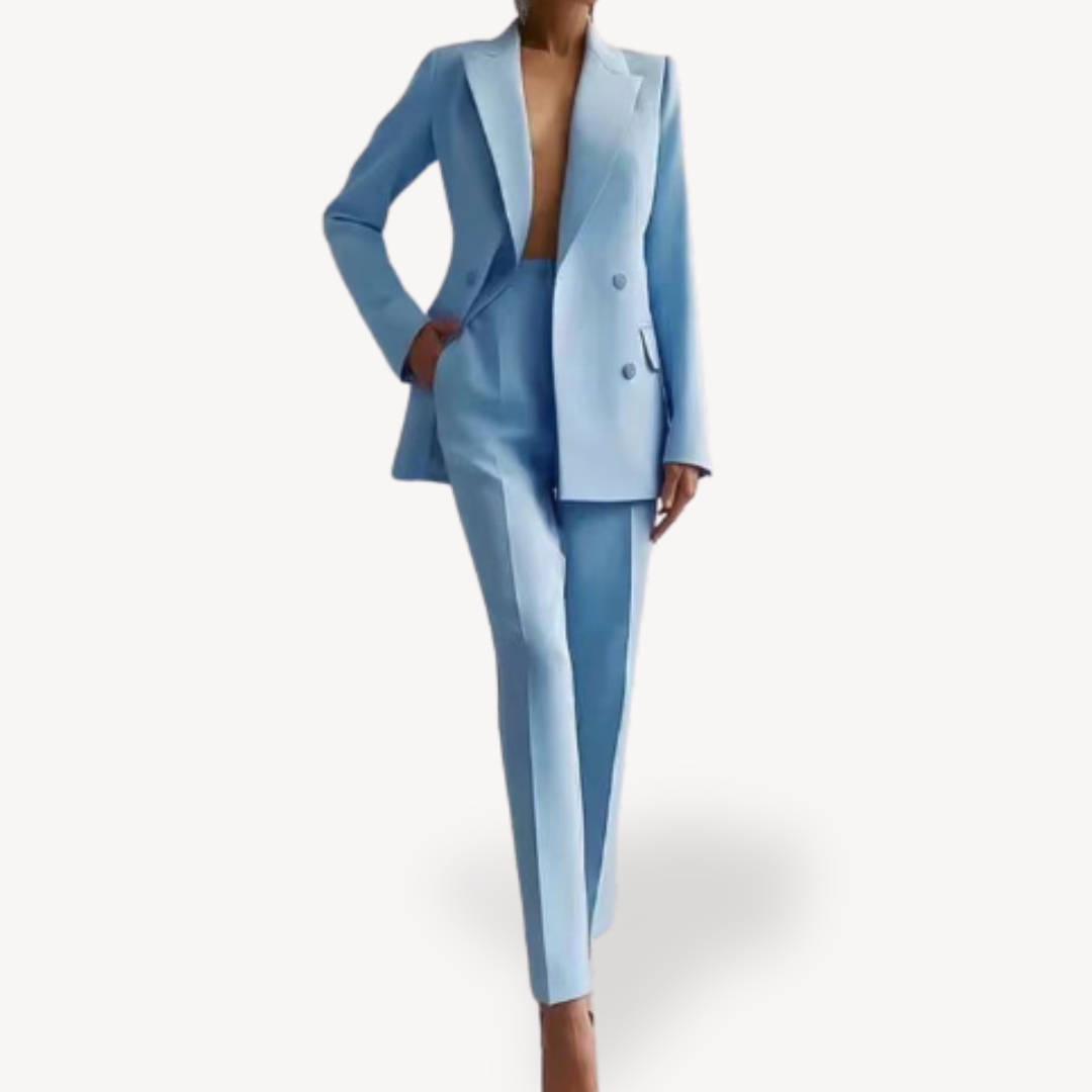 Madison | Women’s Tailored Blazer Trouser Suit Set