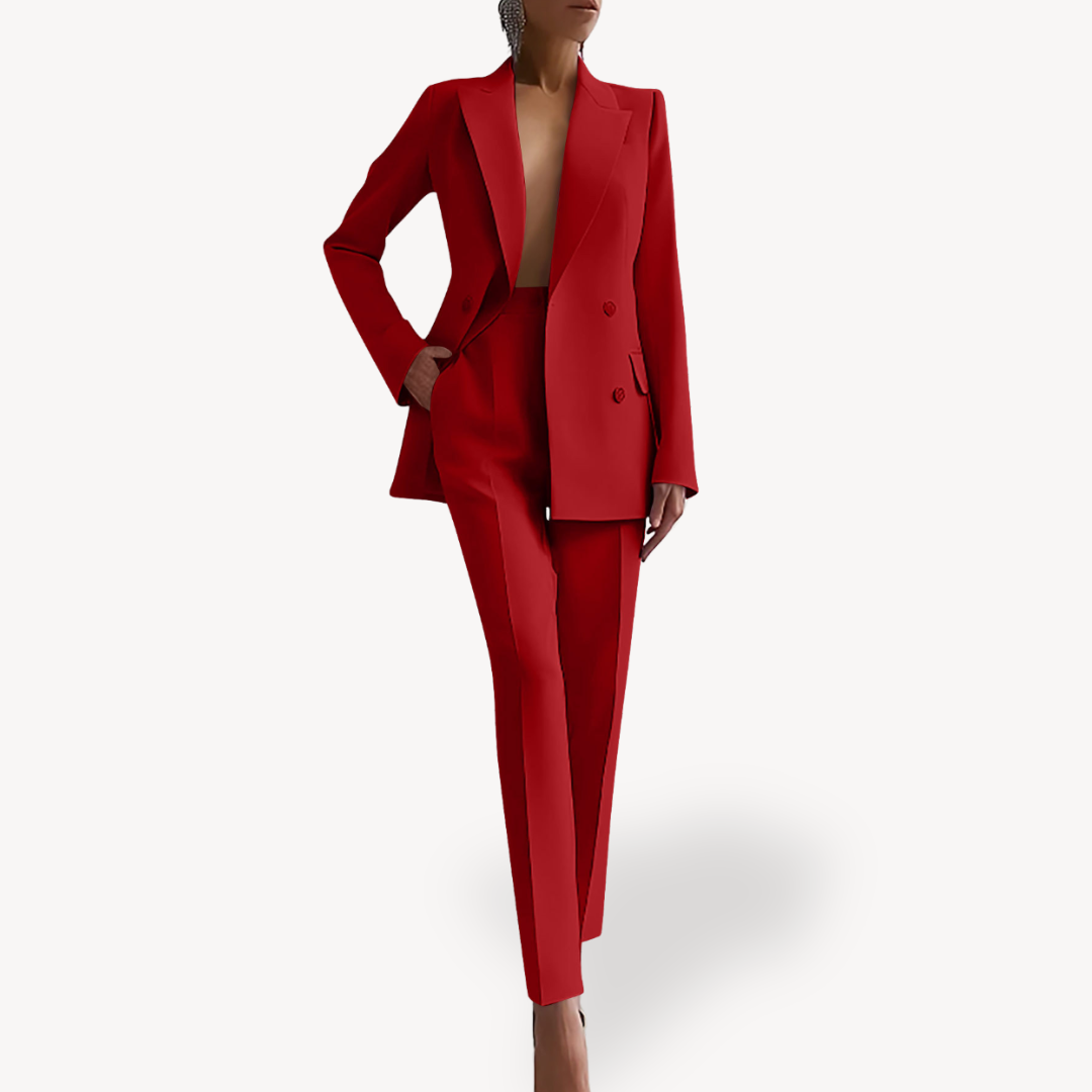 Madison | Women’s Tailored Blazer Trouser Suit Set