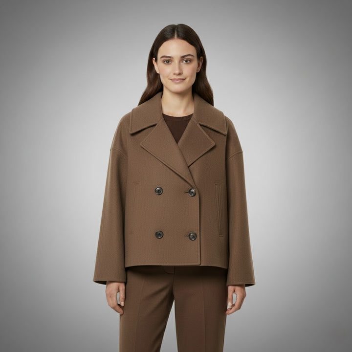 Georgia | Classic Double Button Short Jacket for Women